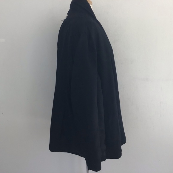 Jones New York Linen blend black fully lined 3 button blazer size 24W - Picture 9 of 14